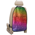Rainbow Glitter Artwork Print (NOT Real Glitter) Car Seat Organizers