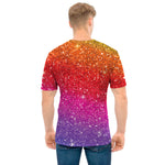 Rainbow Glitter Artwork Print (NOT Real Glitter) Men's T-Shirt