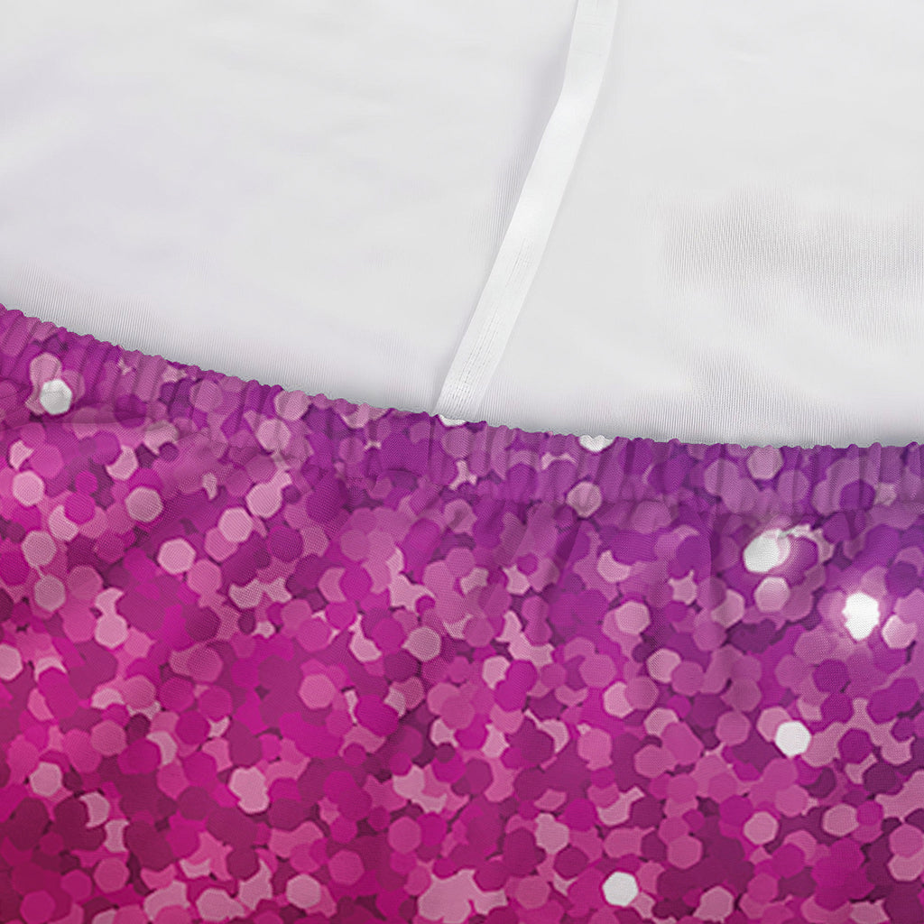 Rainbow Glitter Artwork Print (NOT Real Glitter) Sofa Cover