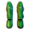 Rainbow Glitter Print Muay Thai Shin Guard