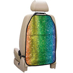 Rainbow Glitter Print (NOT Real Glitter) Car Seat Organizers