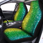 Rainbow Glitter Print (NOT Real Glitter) Universal Fit Car Seat Covers