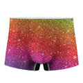 Rainbow (NOT Real) Glitter Artwork Print Men's Boxer Briefs