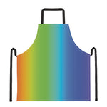 Rainbow Gradient Print Apron