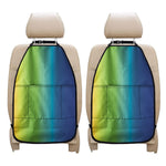 Rainbow Gradient Print Car Seat Organizers
