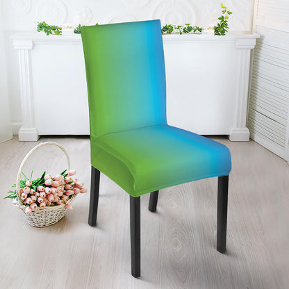 Rainbow Gradient Print Dining Chair Slipcover