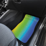 Rainbow Gradient Print Front and Back Car Floor Mats