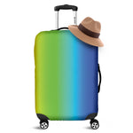 Rainbow Gradient Print Luggage Cover