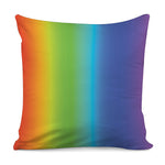 Rainbow Gradient Print Pillow Cover