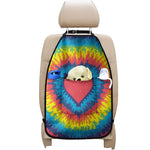 Rainbow Heart Tie Dye Print Car Seat Organizers