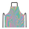 Rainbow Holographic Print Apron