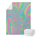 Rainbow Holographic Print Blanket