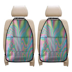 Rainbow Holographic Print Car Seat Organizers