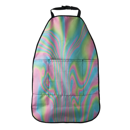 Rainbow Holographic Print Car Seat Organizers