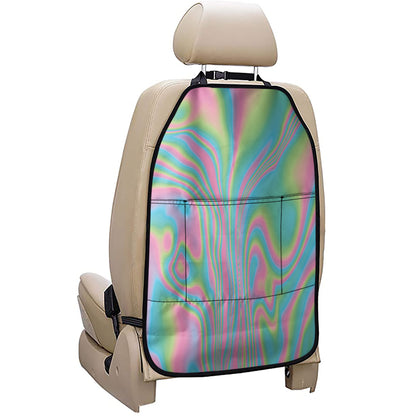 Rainbow Holographic Print Car Seat Organizers