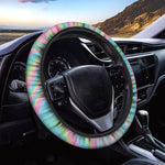 Rainbow Holographic Print Car Steering Wheel Cover