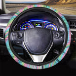 Rainbow Holographic Print Car Steering Wheel Cover
