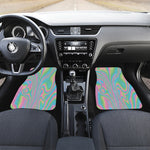Rainbow Holographic Print Front Car Floor Mats