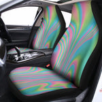 Rainbow Holographic Print Universal Fit Car Seat Covers