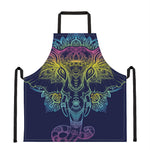 Rainbow Indian Elephant Print Apron