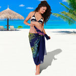 Rainbow Indian Elephant Print Beach Sarong Wrap