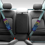 Rainbow Indian Elephant Print Car Seat Belt Covers