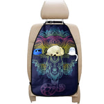 Rainbow Indian Elephant Print Car Seat Organizers