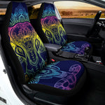 Rainbow Indian Elephant Print Universal Fit Car Seat Covers