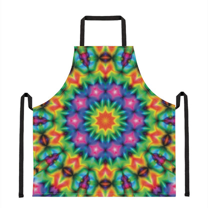 Rainbow Kaleidoscope Print Apron