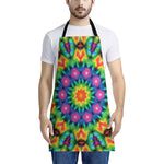 Rainbow Kaleidoscope Print Apron