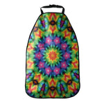 Rainbow Kaleidoscope Print Car Seat Organizers