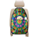 Rainbow Kaleidoscope Print Car Seat Organizers