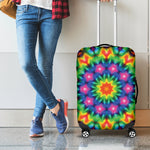 Rainbow Kaleidoscope Print Luggage Cover