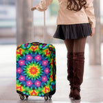 Rainbow Kaleidoscope Print Luggage Cover