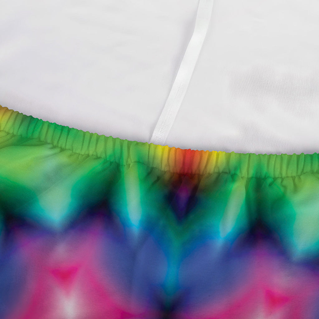 Rainbow Kaleidoscope Print Sofa Cover