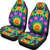 Rainbow Kaleidoscope Print Universal Fit Car Seat Covers