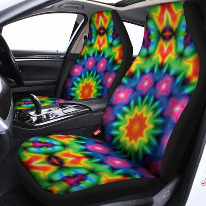 Rainbow Kaleidoscope Print Universal Fit Car Seat Covers