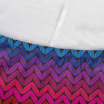 Rainbow Knitted Mexican Pattern Print Sofa Cover