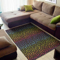 Rainbow Leopard Pattern Print Floor Mat