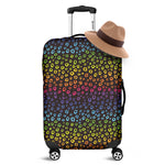 Rainbow Leopard Pattern Print Luggage Cover