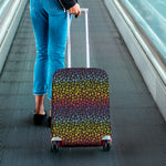 Rainbow Leopard Pattern Print Luggage Cover