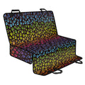 Rainbow Leopard Pattern Print Pet Car Back Seat Cover