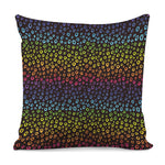 Rainbow Leopard Pattern Print Pillow Cover