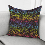 Rainbow Leopard Pattern Print Pillow Cover