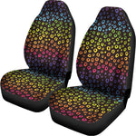 Rainbow Leopard Pattern Print Universal Fit Car Seat Covers