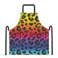 Rainbow Leopard Print Apron