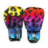 Rainbow Leopard Print Boxing Gloves