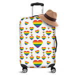 Rainbow LGBT Heart Pattern Print Luggage Cover