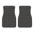 Rainbow LGBT Peace Sign Pattern Print Front Car Floor Mats