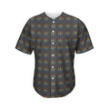 Rainbow LGBT Peace Sign Pattern Print Men's Baseball Jersey